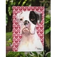 thumbnail image 3 of Carolines Treasures RDR3006-FLAG-PARENT Cooper Love and Hearts Boxer Flag RDR3006GF  multicolor, 3 of 3