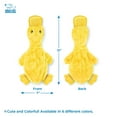 thumbnail image 4 of Best Pet Supplies Crinkle Dog Toy for Small, Medium, and Large Breeds, Cute No Stuffing Duck with Soft Squeaker, Fun for Indoor Puppies and Senior Pups, Plush No Mess Chew and Play - Yellow, 4 of 31