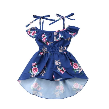 

Toddler Girls Summer Casual Romper Sleeveless Round Neck Leopard Print Jumpsuit + Headband