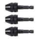 thumbnail image 1 of 3X Taladro Sin Llave Portabrocas Destornillador Adaptador de Controlador de Impacto Taladro de Vástago de 1/4 Pulgadas, 1 of 8