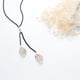 thumbnail image 3 of Collar colgante de hojas Yinane Cadena larga Borla, 3 of 8