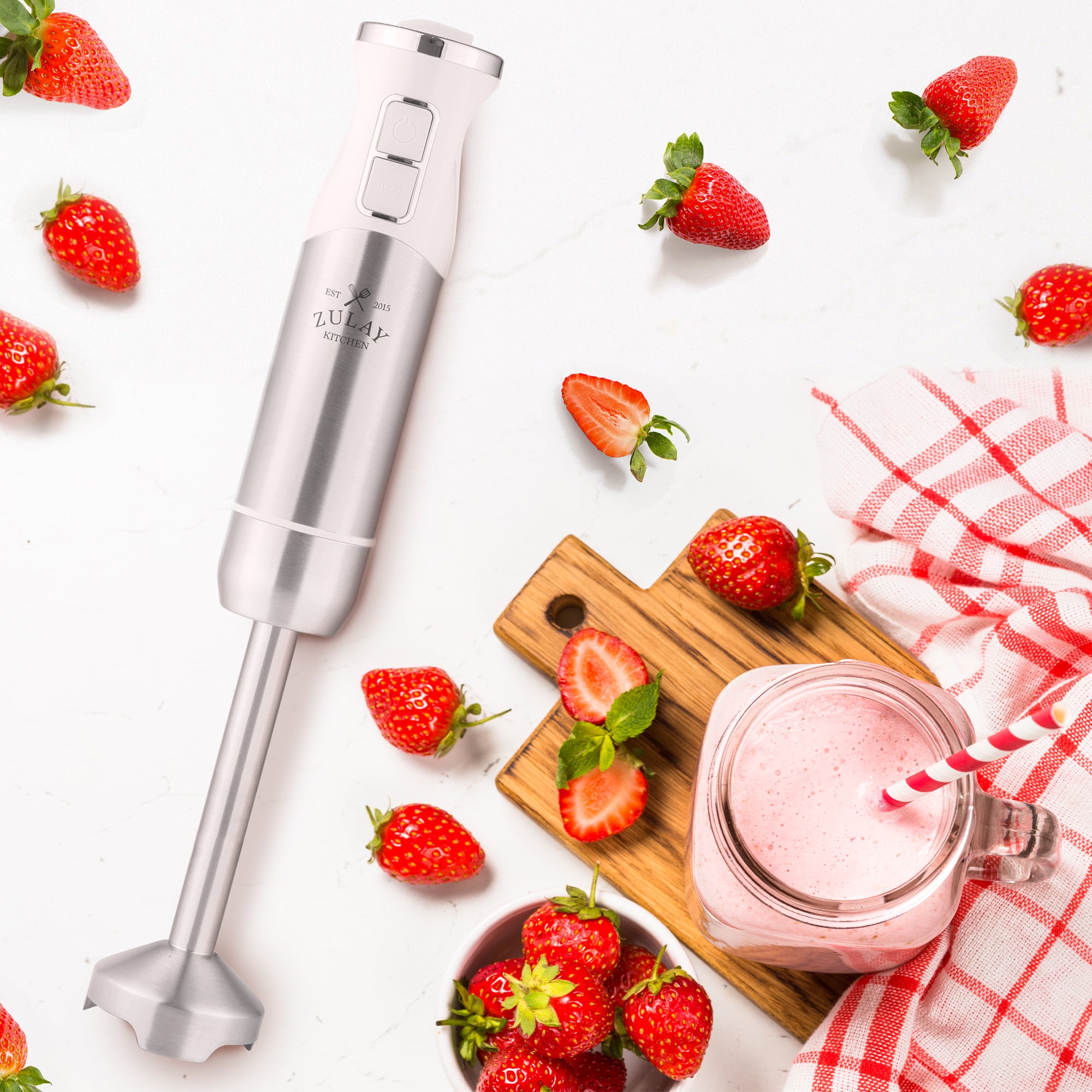 Zulay Kitchen Immersion Hand Blender 500W - Red, 1 - Fry's Food Stores