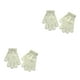 thumbnail image 4 of Minnieouse 1 par de guantes para niños, accesorio de ropa de estilo Simple, cómodo para exteriores, Color sólido, tejido, guante para niños Blanco 2Conjunto, 4 of 6