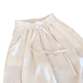 thumbnail image 5 of Nilvkv Girls Wide Leg Pants, Girls Joggers, Loose Fit Sweatpants with Elastic Drawstring Waist and Side Pockets for Casual Wear White 2-3 Years, 5 of 9