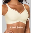 thumbnail image 3 of Daystry Womens Wireless Stripe Bras No Underwire Push Up Bra Comfort Seamless Supportive Full Coverage Everyday Bras without padding, 3 of 11
