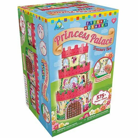 Sticky Mosaics Kit, Princess Palace Treasure Box
