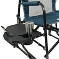 thumbnail image 6 of GCI Outdoor Freestyle Rocker with Side Table Foldable Rocking Camp Chair, Heathered Indigo, 6 of 9