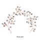 thumbnail image 2 of Minnieouse Enredadera para el cabello de boda, hermoso regalo para novias, hecha de aleación, enredaderas para el cabello de boda ligeras Ropa, zapatos y accesorios Miscelánea Oro rosa, 2 of 6