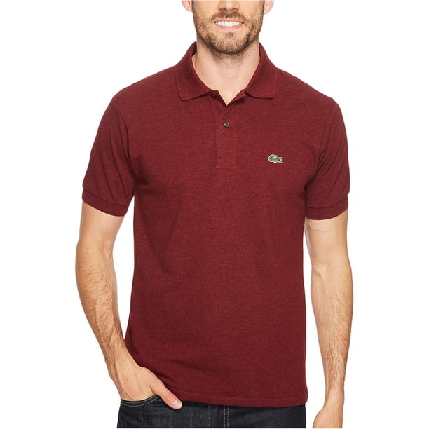 Lacoste - Polo de rugby para hombre, color rojo, grande