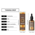 thumbnail image 4 of Sunscreen Free Tanning Drops Watermelon Self Tanning Solution Facial And Body Tanning Drops Suitable For All Types And Tones 60ml, 4 of 8