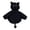 Black, variant on Gaexia Halloween Baby Bodysuit Hooded Romper, Soft Long Sleeve Outfit for with Themed Print Design