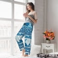 thumbnail image 5 of Salouo Sea Underwater Animals Print Women's Pajama Pants Casual Loose Sweatpants PJs Flowy Pants Drawstring Palazzo for Women Wide Leg Pants Lounge Pajama -Large, 5 of 8