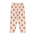 thumbnail image 5 of Balery Orange Peach print Women's Pajama Pants,Ultra Lightweight Pjs,Lounge Pant-Large, 5 of 9