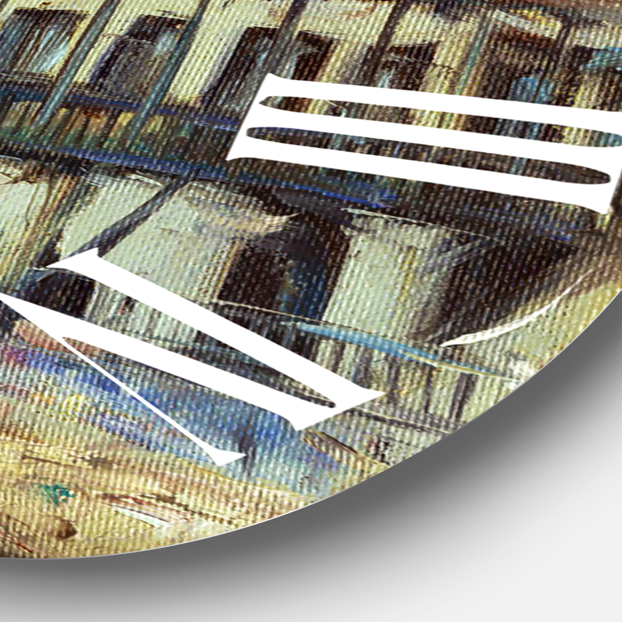 Designart 1 in Coastal Wall Clock