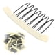 thumbnail image 4 of 30 piezas de Clips para Peine de Peluca de Acero Inoxidable de 7 Dientes para Gorro de Postizo Accesorios para Peluca Beige, 4 of 10