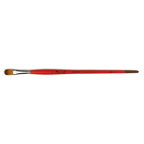 Raphael Kaerell Long Handle Oil & Acrylic Brush, Filbert, Size 12