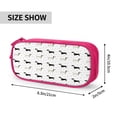 thumbnail image 2 of Sigee Dachshund Dog for Portable Pencil Pouch with Zipper for Students, Artists, and Office Use, 2 of 5