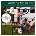 Hongwa Dog Puppy Playpen Portable Pet Outdoor Dog Fence Run Barrier for ...