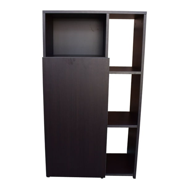 Mueble Alacena Hogare Mueble Despensero Organizador de melamina color Negro