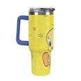 thumbnail image 3 of Looney Tunes Tweety 40 Oz Tumbler with Handle And Straw, Stainless Steel Double Wall Vacuum Insulated Coffee Cup Travel Mug for Gym, Outdoors, Commute, Work, 3 of 8