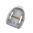 thumbnail image 1 of Bird Carrier Cage Shoulder Bag Pet Parrot Travel Transparent Outdoor Clear Backpack Gray, 1 of 7