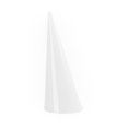 thumbnail image 2 of facefd Single Fingertip Cone Display Storage Collection Decorative Stand Plastic Jewelry Organizer Showcase Store Ornament White, 2 of 7