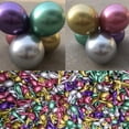 thumbnail image 5 of Eease 50pcs Purple Metallic Latex Party Balloons Graduation Fiesta Supplies, 5 of 5