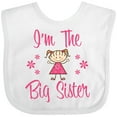 thumbnail image 3 of Inktastic The Big Sister Girls Baby Bib, 3 of 4