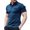 Blue, variant on Sngxgn Men's Short Sleeve Regular Fit Polo Shirt(Brown,XXL)