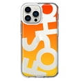 thumbnail image 1 of MUNDAZE Apple iPhone 13 Pro Shockproof Clear Hybrid Protective Phone Case Orange Yellow Clear Funny Text Quote Fosho Cover, 1 of 6