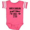 thumbnail image 3 of Inktastic North Carolina Awesome Since 1789 Boys or Girls Baby Bodysuit, 3 of 5