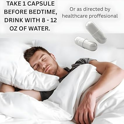Buy The Crave Melatonin 60mg Extra Strength – High-Dose Sleep Support for Adults, 500 Capsules