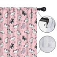 thumbnail image 4 of Blackout Kids Curtains,Pink Cartoon Unicorn Heart Pattern Childrens Insulated Curtains Set Of 2,Bedroom Essentials,Toddler Room Decor 52"x84", 4 of 5
