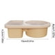 thumbnail image 3 of Contenedor de Salsa de Doble Compartimento de Silicona, Dispensador Portátil de Grado Alimenticio con Tapa, Caja de Almacenamiento de Aperitivos Antifugas 15x9.8x4.2cm, Múltiples Colores, 3 of 6