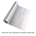 thumbnail image 2 of thinsony Griddle Cakes Dough Scraper Stainless Steel Noodle Pizza Chopper Kitchen Cooking Baking Tools, 2 of 7