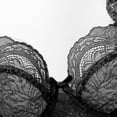 thumbnail image 3 of Aayomet Bralettes pour Femmes Soutien-Gorge Transparent à Armatures Non Rembourré pour Femmes (Noir, 70C), 3 of 5