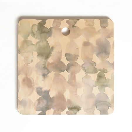 

Society6 Jacqueline Maldonado Dye Ovals Muted Square Cutting Board 11.5 x 11.5