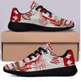 thumbnail image 3 of Happy Canada Day Gnome Eh Shoes Sneakers Black Size 11, 3 of 7
