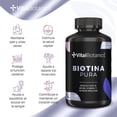 thumbnail image 2 of Biotina Pura Vital Botanics 200 caps y Colageno hidrolizado Vital Botanics BTNA_PRA_200, 2 of 7