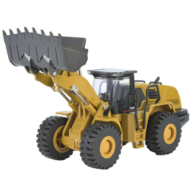 Engineering Wheel Loader Model, 1:50 High Simulation Alloy Wheel Loader Model Toy Construction Equipment