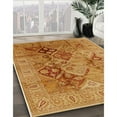 thumbnail image 2 of Ahgly Company Indoor Rectangle Mid-Century Modern OrangeRed Orange Oriental Area Rugs, 2' x 4', 2 of 6