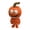 A, variant on Halloween Funny Pumpkin Figurine, Resin Jack-O'-Lantern Statue with Cute Face for Fall Thanksgiving Party Mantel Table Decor