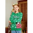thumbnail image 5 of Aideaone Kids Ugly Christmas Sweater Boys Girls Xmas Holiday Party Pullover Tops 3-12 Years, 5 of 8