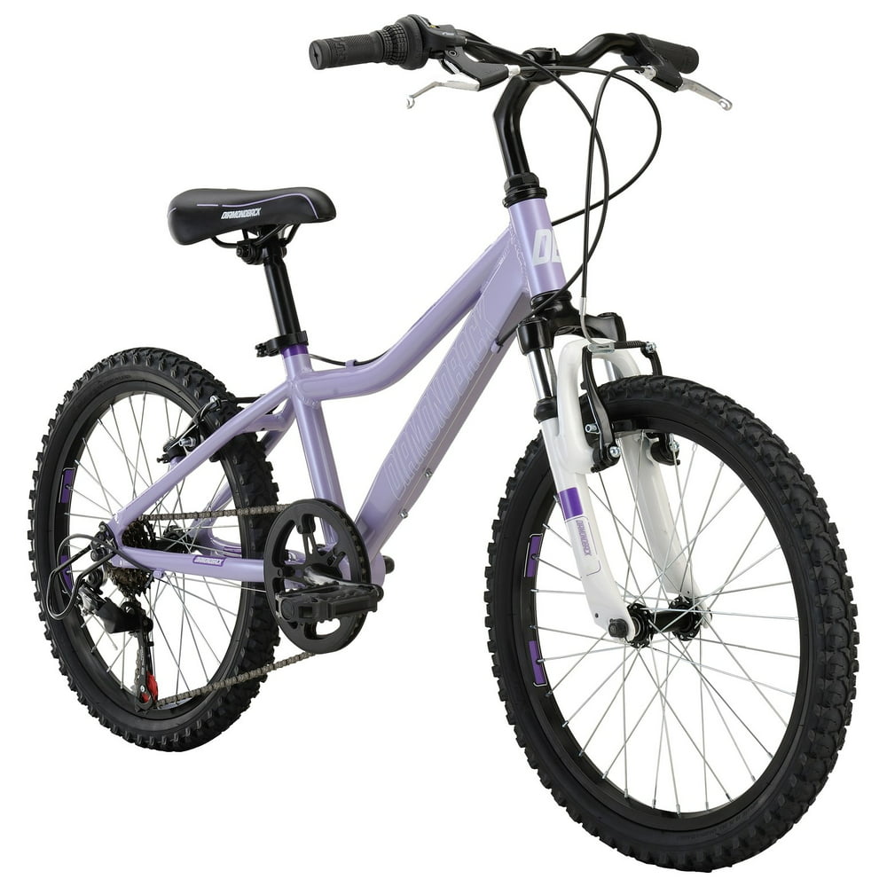 Diamondback Lustre 20 Girl's Mountain Bike 20" Wheels Purple Walmart