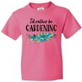 thumbnail image 3 of Inktastic I'd Rather Be Gardening Blue Flowers Youth T-Shirt, 3 of 5