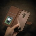 thumbnail image 5 of Case for Samsung Galaxy S9, Vintage Wallet Folio Flip Cover Full Coverage Premium Leather Case with Magnetic Closure Kickstand Card Slots - Brown, 5 of 12