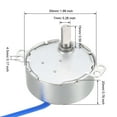 thumbnail image 3 of Uxcell Synchronous Motor 100-127 VAC 30-36RPM 50-60Hz CCW/CW 4W D Shaft, 3 of 5