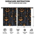 thumbnail image 2 of Blackout Kids Curtains,Halloween Glowing Pumpkins Pattern Childrens Insulated Curtains Set Of 2,Bedroom Essentials,Toddler Room Decor 42"x54", 2 of 5