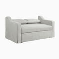thumbnail image 5 of Serta Hanson Modern Style Convertible Loveseat, Linen Fabric, 5 of 14