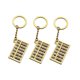 thumbnail image 3 of OHOIOLLA 3Pcs Abacus Keychains Golden Stylish Key Holder Unique Durable Key Decoration Accessory, 3 of 5